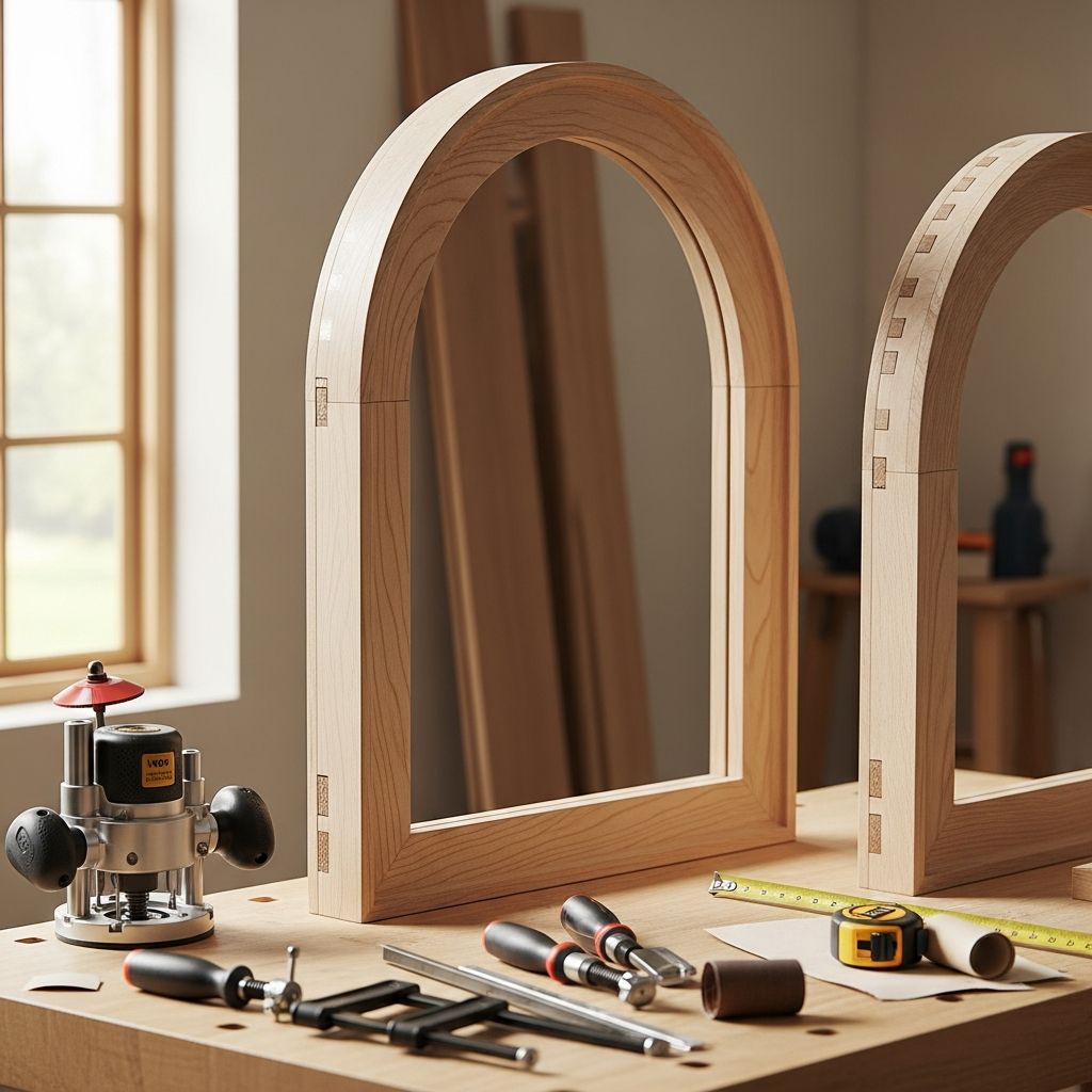 Transform ordinary mirrors into stunning arched masterpieces with this comprehensive DIY tutorial, perfect for elevating any room's aesthetic on a budget.