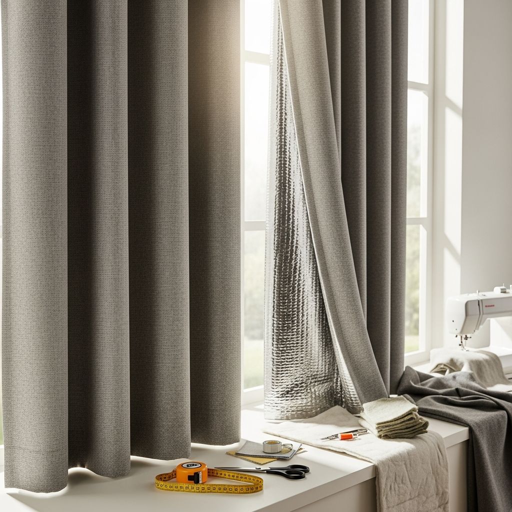Craft energy-efficient window treatments at home to slash heat loss and boost comfort in any season.