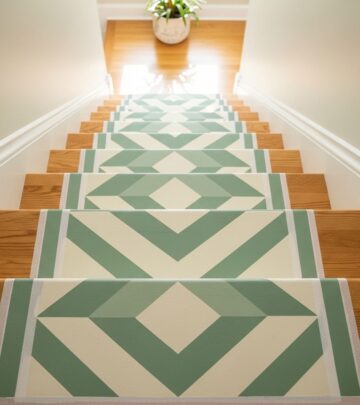 Transform worn stairs into stunning focal points with this comprehensive DIY guide to painting a custom stair runner that withstands daily use.