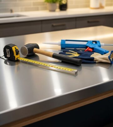 Transform your old kitchen work table into a durable, professional-grade stainless steel surface with this comprehensive DIY guide for home cooks and renovators.