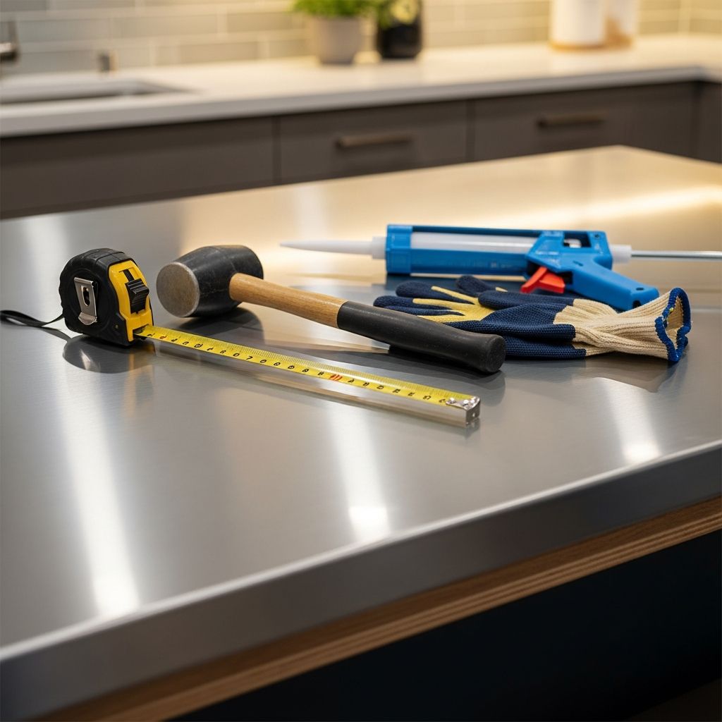 Transform your old kitchen work table into a durable, professional-grade stainless steel surface with this comprehensive DIY guide for home cooks and renovators.