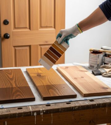 Master the art of choosing exterior door stains with expert guidance on opacity, color matching, and protection.