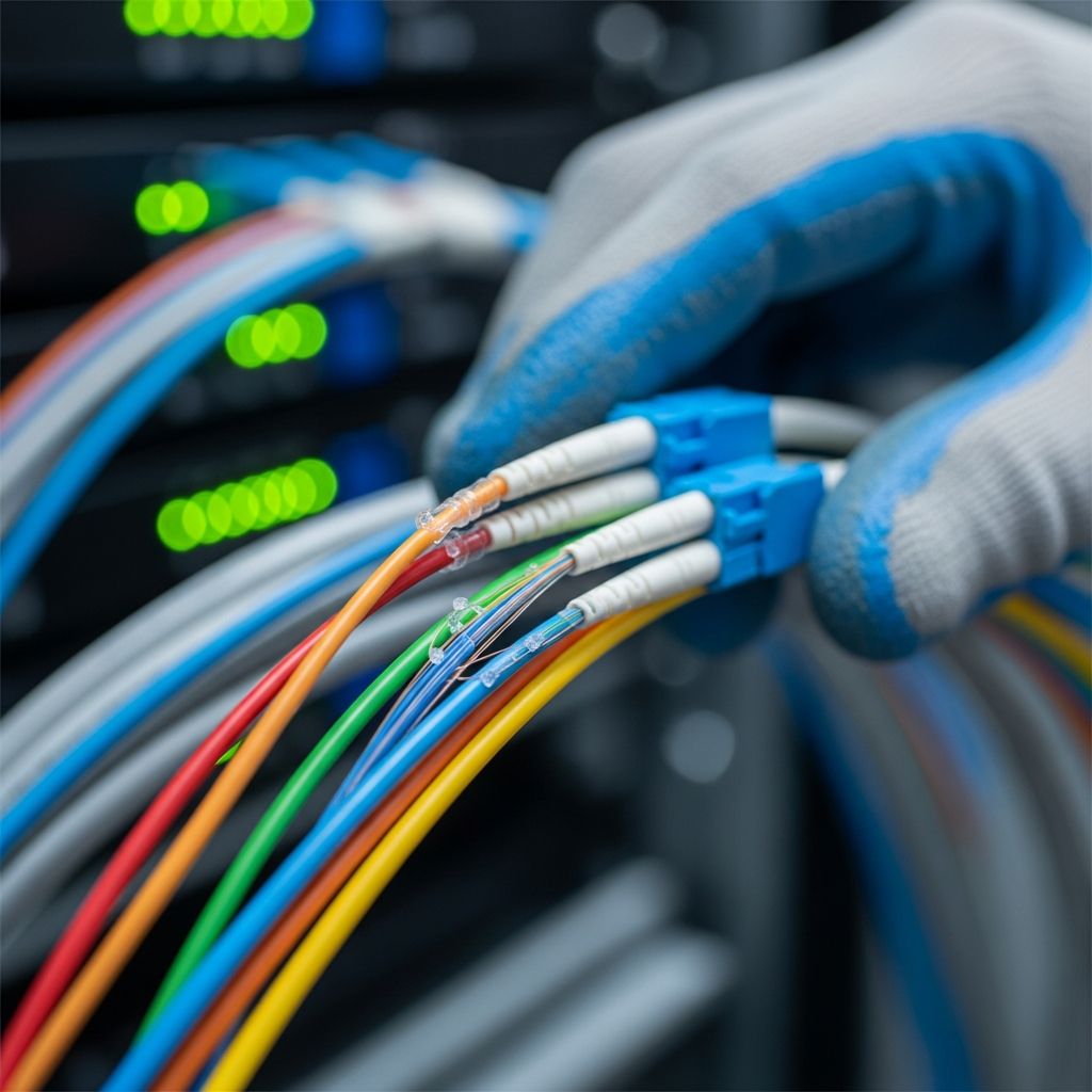 Master the step-by-step process of installing fiber optic cables for high-speed networks at home or in professional setups with safety and precision.