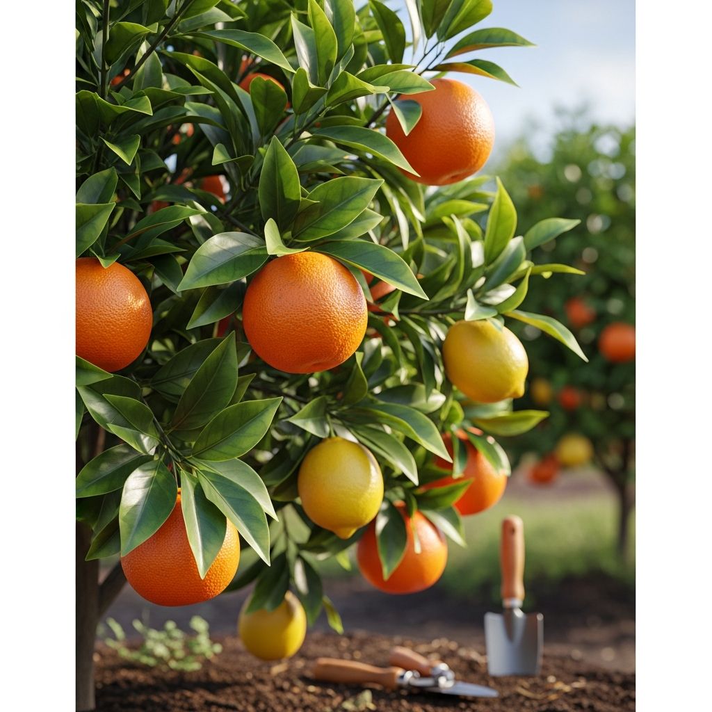 Master the art of cultivating vibrant citrus trees for bountiful harvests of oranges, lemons, and more in your backyard or containers.