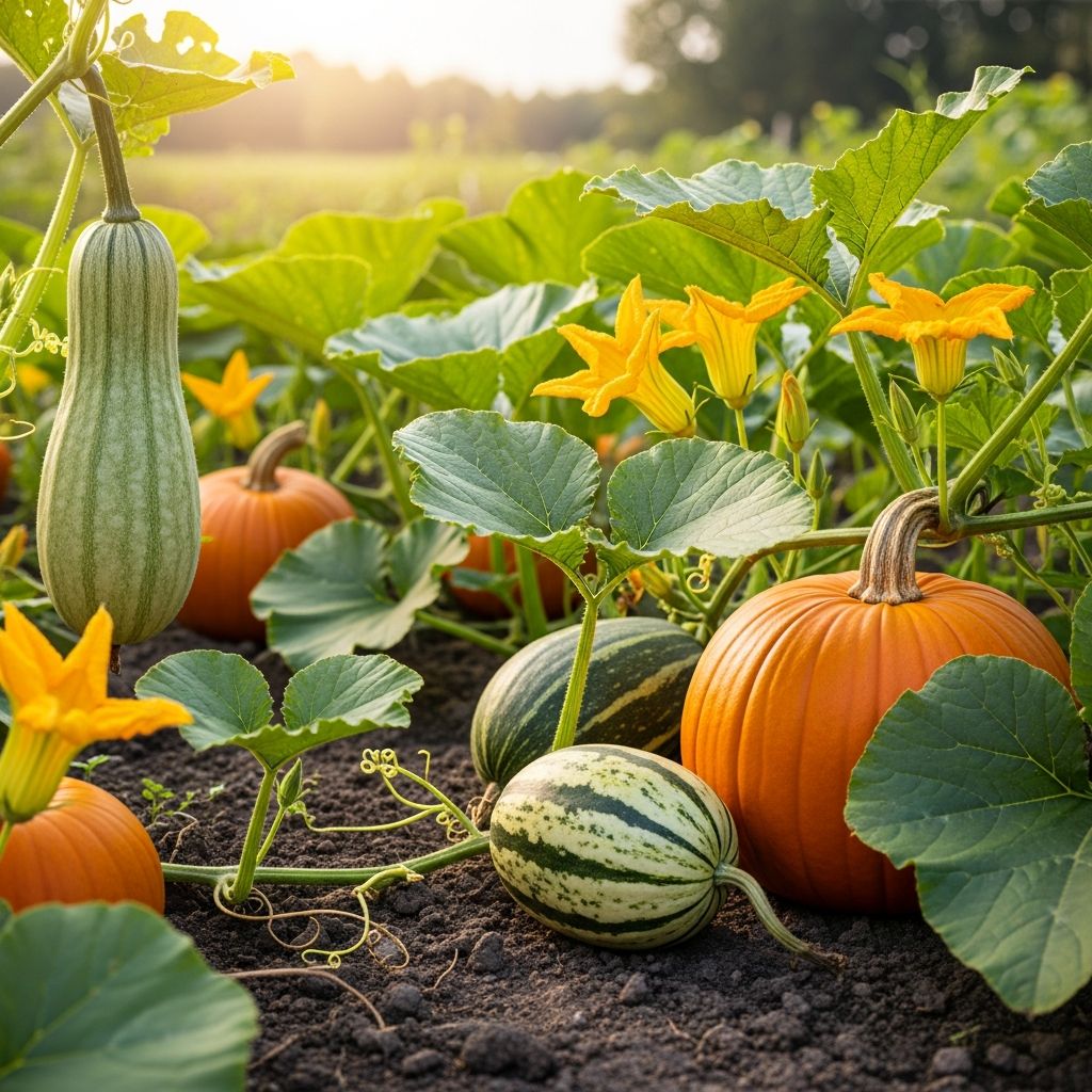 Master the art of cultivating vibrant pumpkins and decorative gourds with expert tips on soil, planting, care, and harvest for bountiful yields.