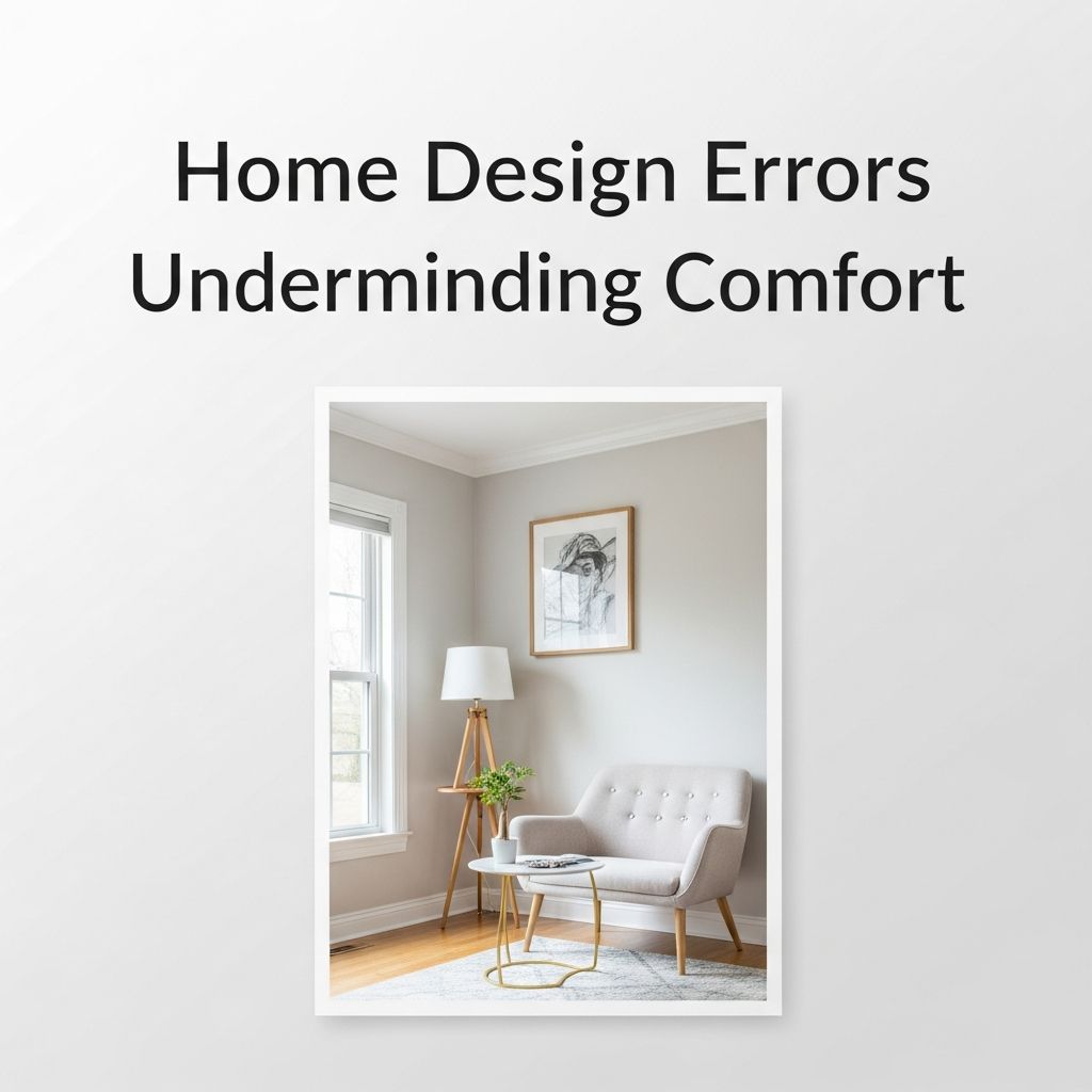 Home Design Errors Undermining Comfort Discover common interior pitfalls that disrupt your living space harmony and learn practical fixes for a cozier home environment.