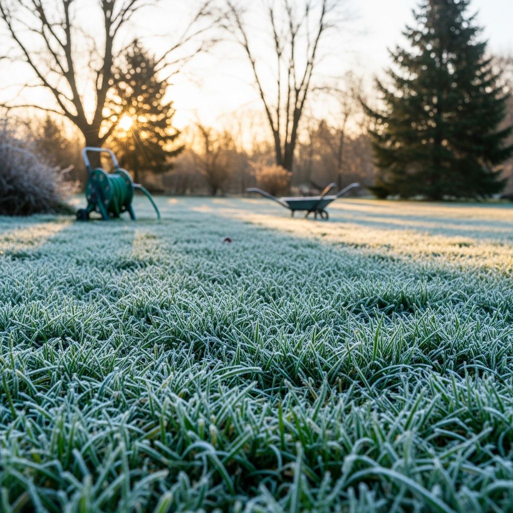 Essential steps to prepare your grass for winter, ensuring a vibrant, healthy lawn that thrives come springtime.