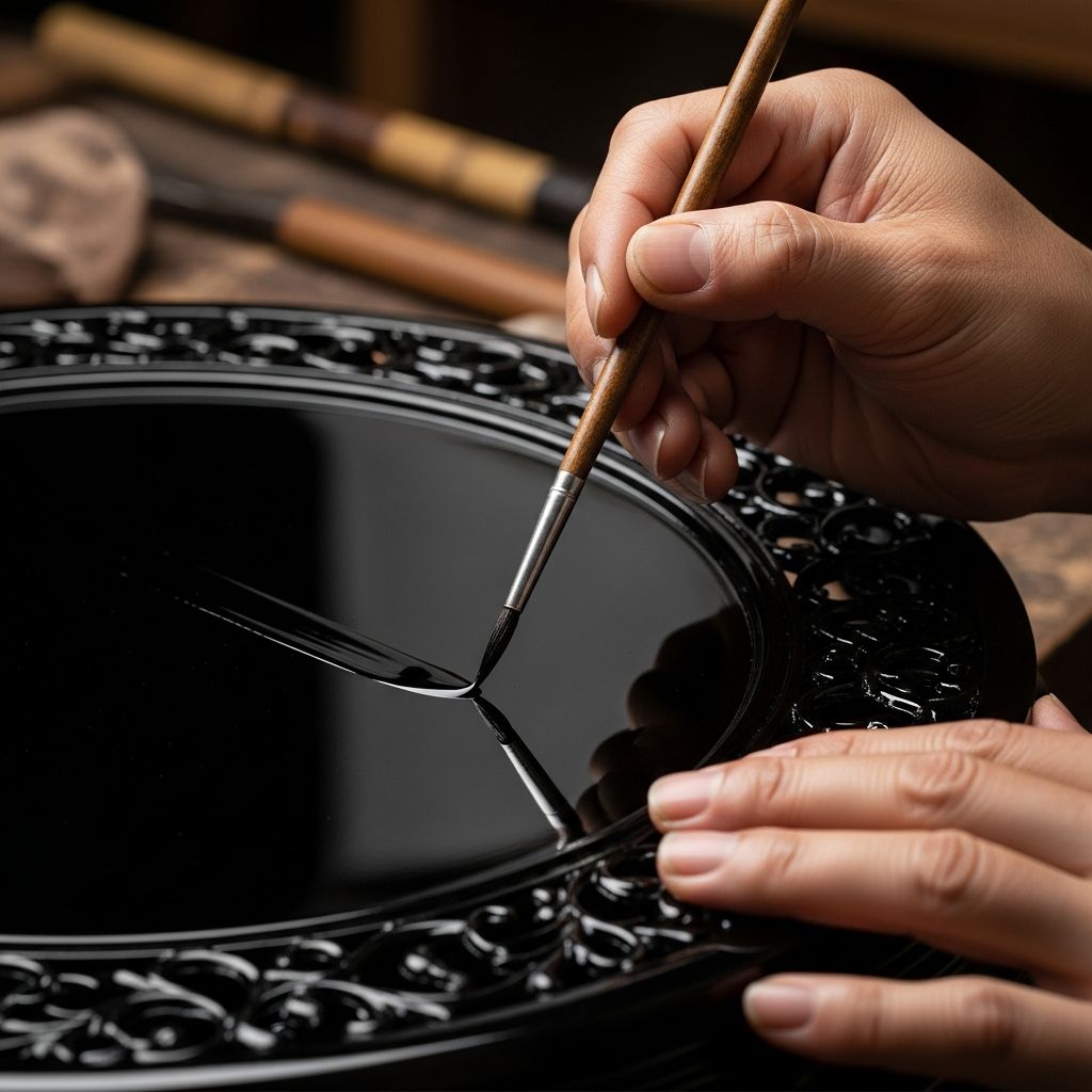 Mastering Black Lacquer Finishes Unlock the secrets to a flawless black lacquer finish on wood with expert techniques for spraying, sanding, and polishing that deliver professional results at home.