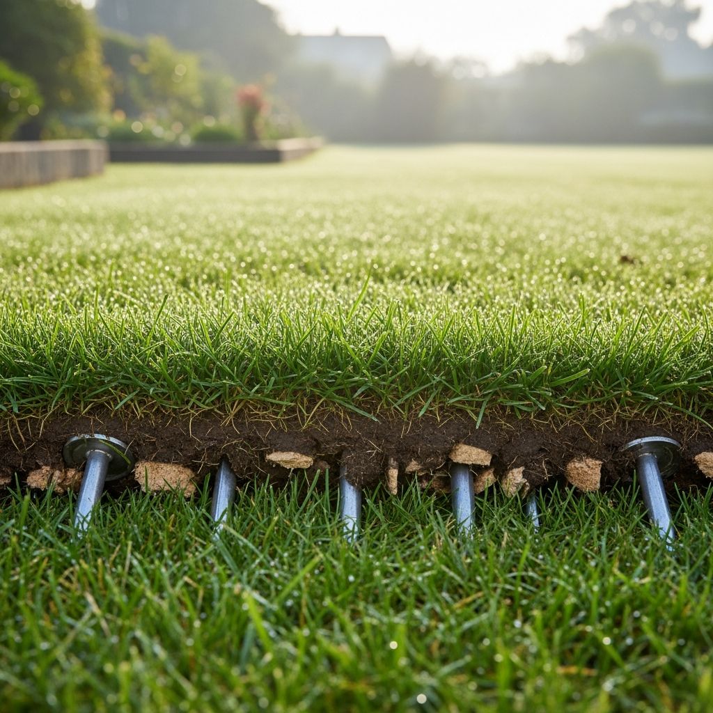 Unlock the secrets to a healthier lawn through expert aeration techniques that boost root growth and vitality year-round.