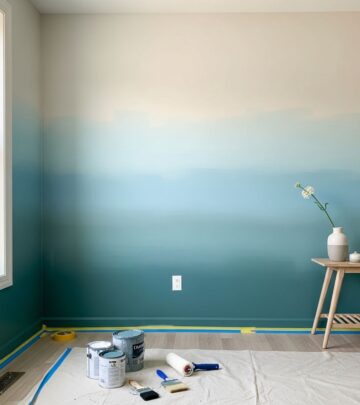 Transform any room with a stunning gradient paint effect using simple tools and techniques for beginners and pros alike.