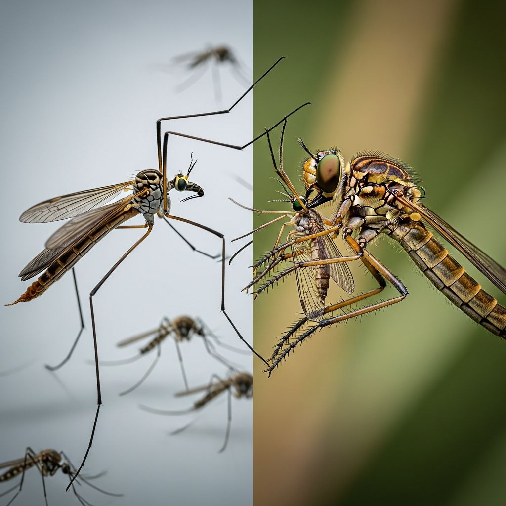 Learn why mosquito hawks aren't what their name suggests and how they differ from crane flies.