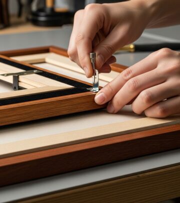 Transform your tabletop picture frames into stunning wall displays with simple hook installations that ensure secure and level hanging every time.