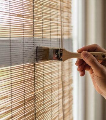 Revitalize sun-faded bamboo blinds with expert painting techniques