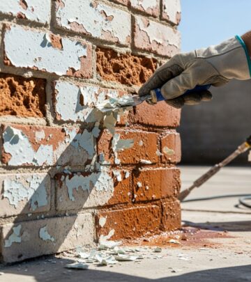 Expert guide to safely strip paint from brick, stone, and concrete without causing damage to your home's exterior.