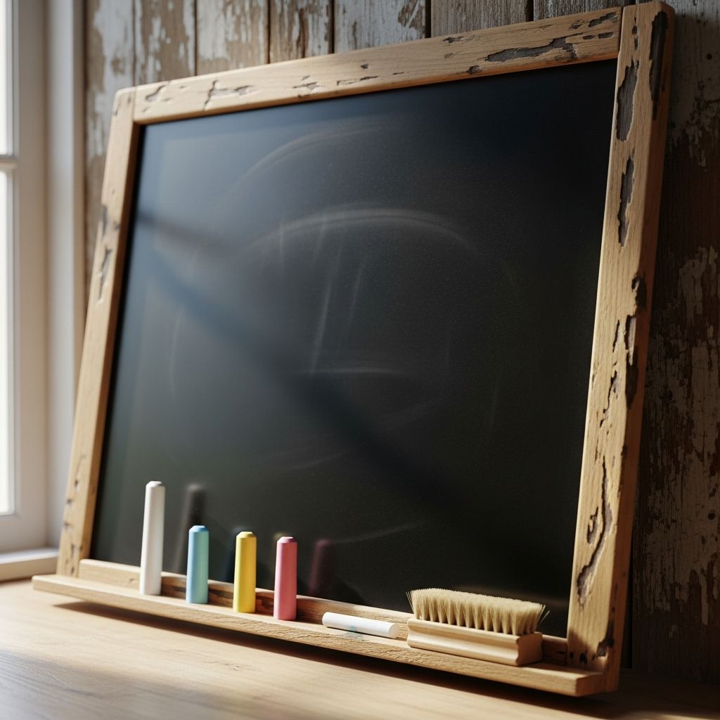 Bringing Old Chalkboards Back to Life Learn proven techniques to rejuvenate worn chalkboards and extend their lifespan.