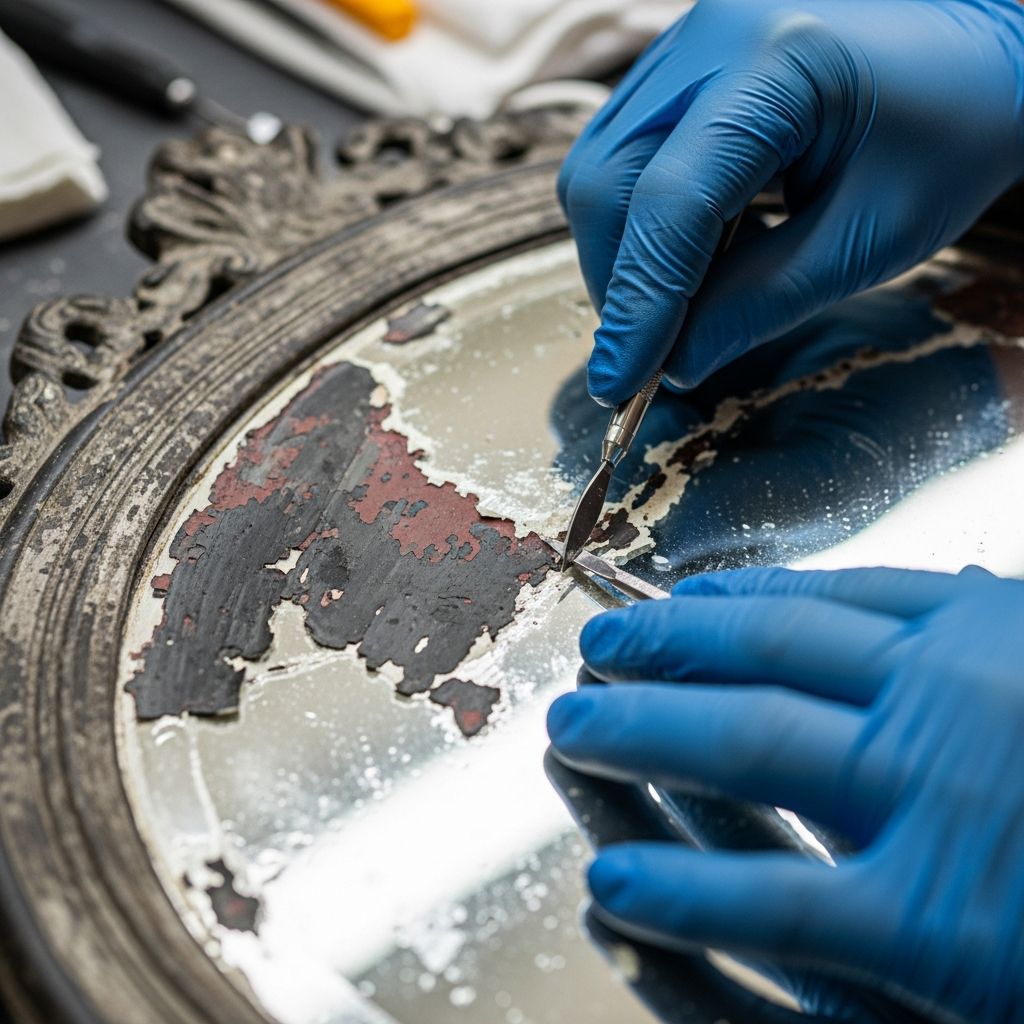 Discover safe, effective methods to strip backing paint from mirrors and reveal pristine glass for custom projects.