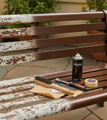 Transform worn-out metal patio benches into stunning outdoor features with expert painting techniques and durable finishes that withstand weather.
