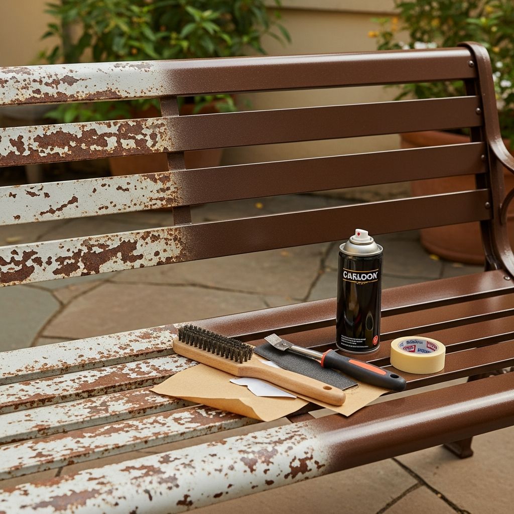 Transform worn-out metal patio benches into stunning outdoor features with expert painting techniques and durable finishes that withstand weather.