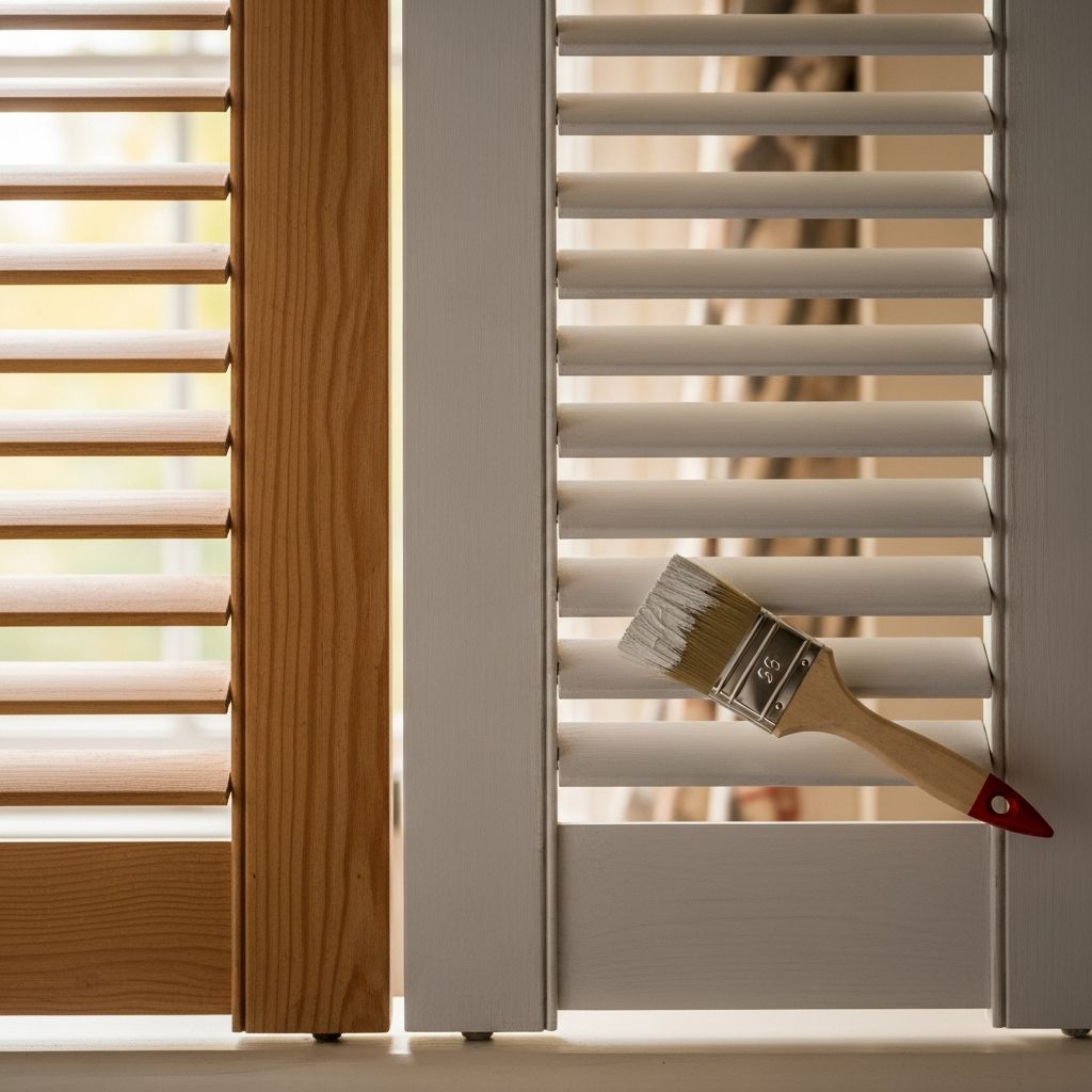 Transform tired indoor wooden window shutters into stunning focal points with our expert DIY painting guide for lasting beauty and protection.