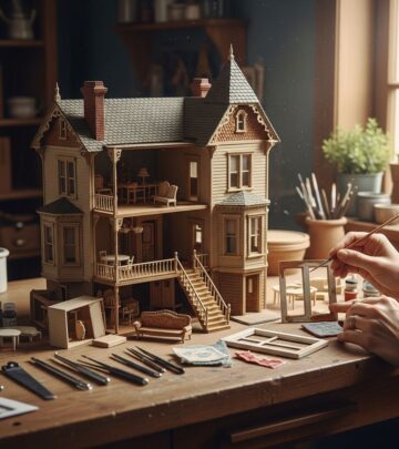 Unlock the charm of antique dollhouses with expert restoration techniques that blend preservation and creativity for timeless play.