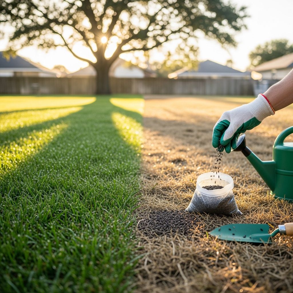 Transform patchy grass into a lush, vibrant yard with expert seeding techniques for new lawns and repairs.