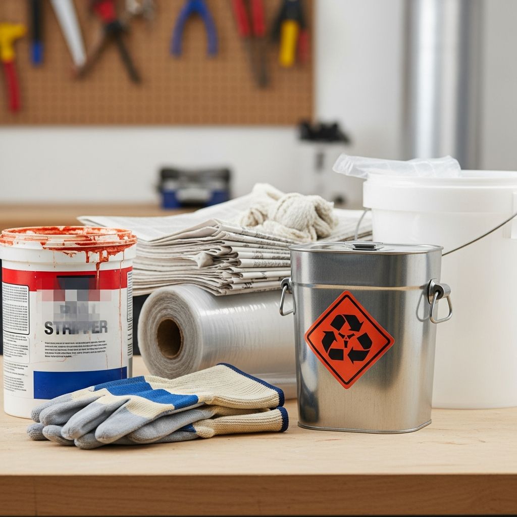 Safe Paint Stripper Disposal Guide Master the art of responsibly discarding paint strippers to protect your home, family, and the environment from hazardous waste risks.
