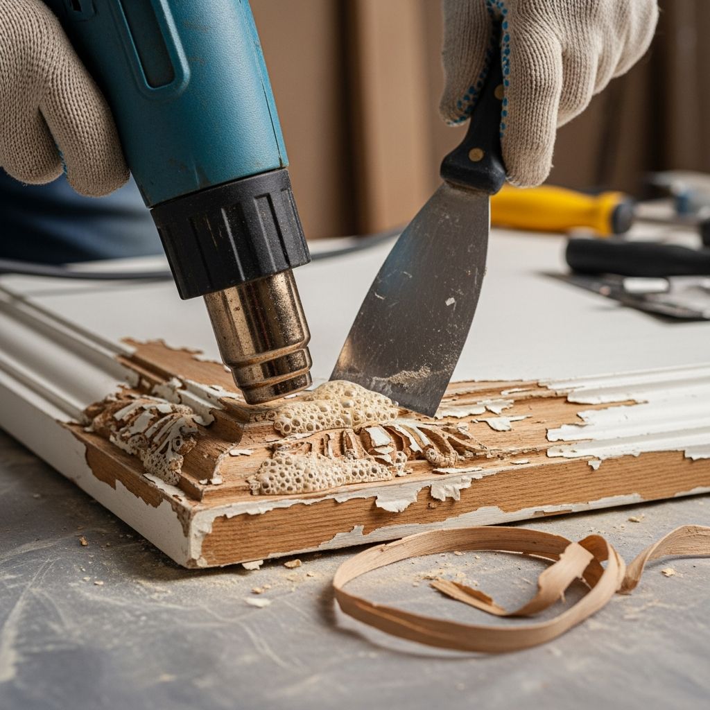 Stripping Paint from Wood Trim: Complete Methods Master multiple techniques to safely restore painted wood trim to its original condition.