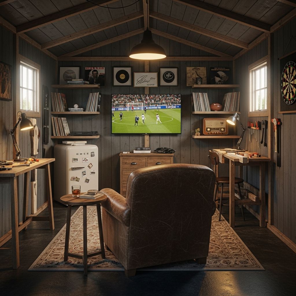 Transform Your Shed into an Epic Man Cave Unlock the potential of your backyard shed with expert DIY tips to create the ultimate personal retreat for relaxation, hobbies, and entertainment.