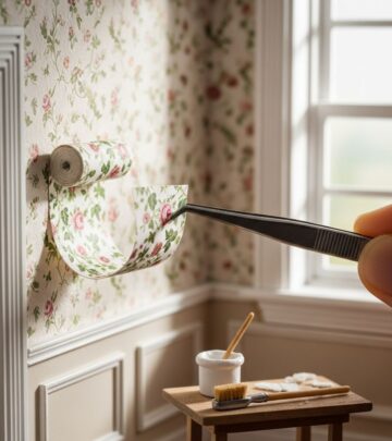 Master the art of dollhouse wallpapering with precise measurements, expert gluing techniques, and professional finishing tips for stunning miniature interiors.